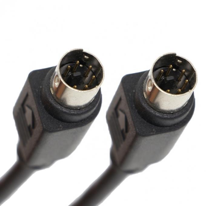 CUSTOM 1M 3M Shield S Video Man tot Man Mini Din 6 pin kabel 1