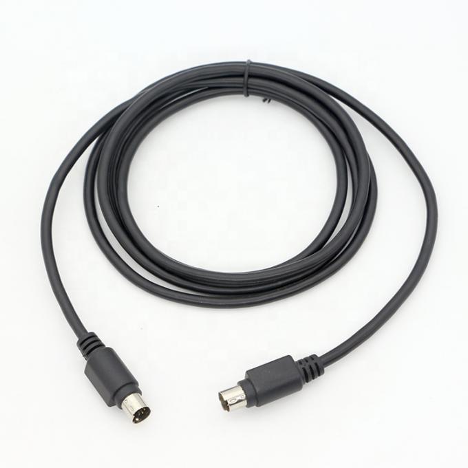 CUSTOM 1M 3M Shield S Video Man tot Man Mini Din 6 pin kabel 0