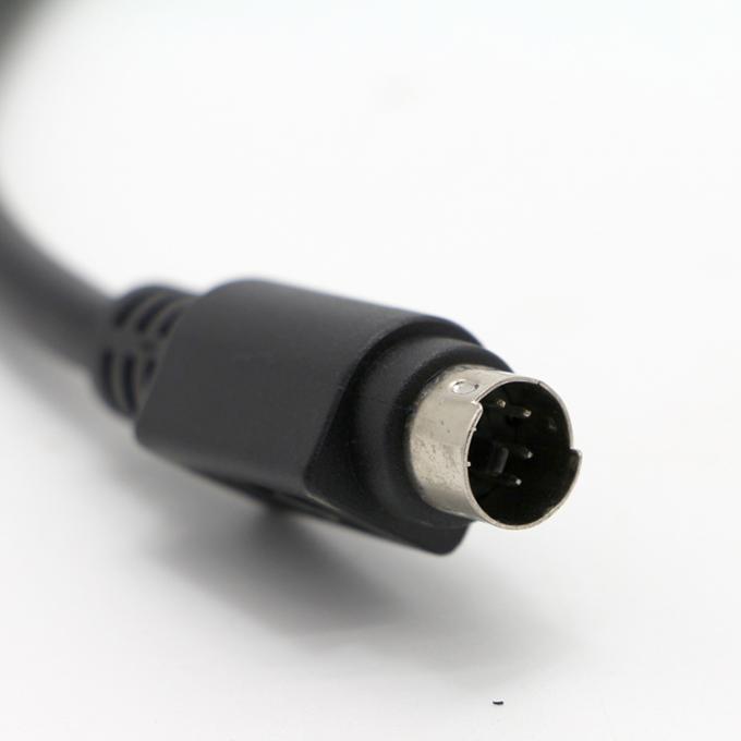 Custom Male To Male 6 PIN Mini DIN Plug Video Audio MIDI Uitbreidingskabel Voor PS2 Keyboard 2