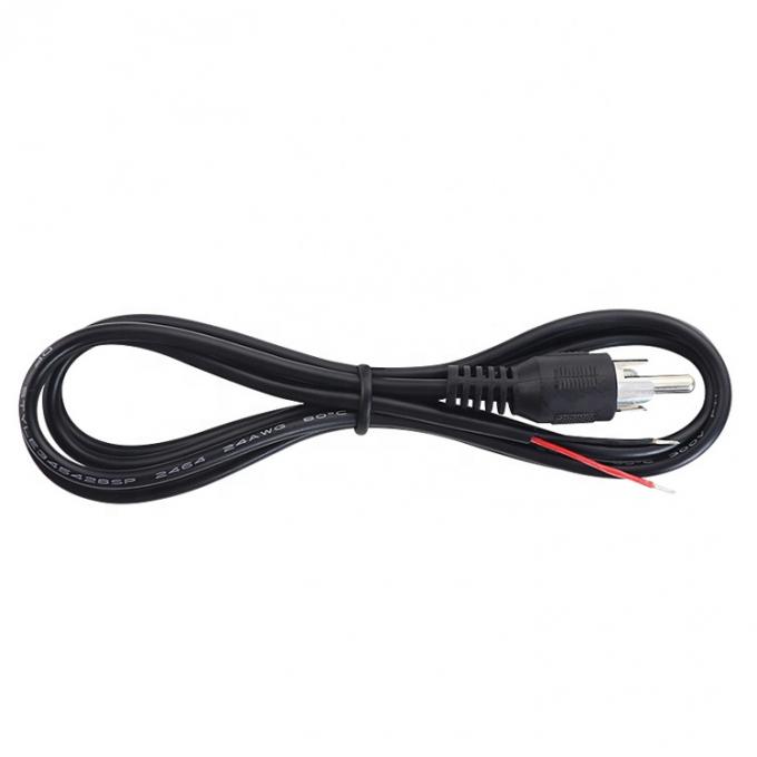 Custom RCA Male Plug to Bare Stripped Wire Tinned Ends Kabel 4