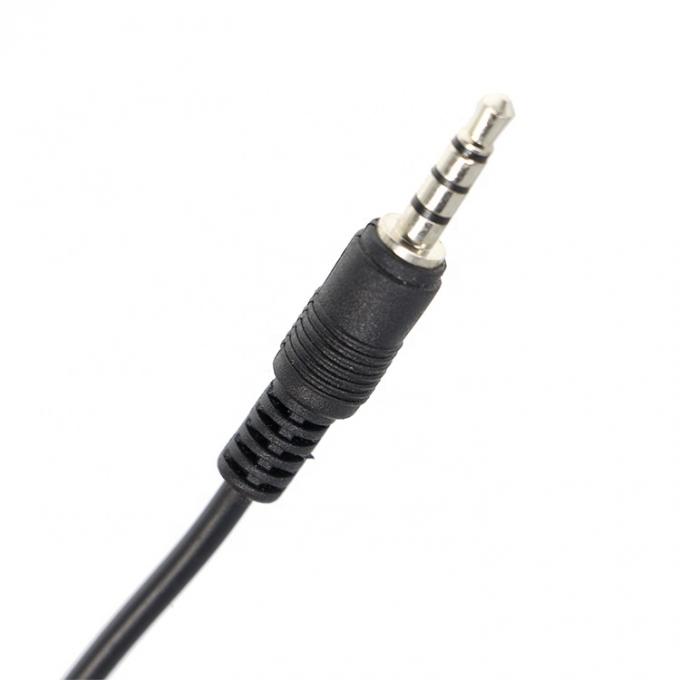 Custom 3ft 3.5mm Male Aux Audio Jack naar USB 2.0 Male Data Charger Cable voor auto luidspreker 3