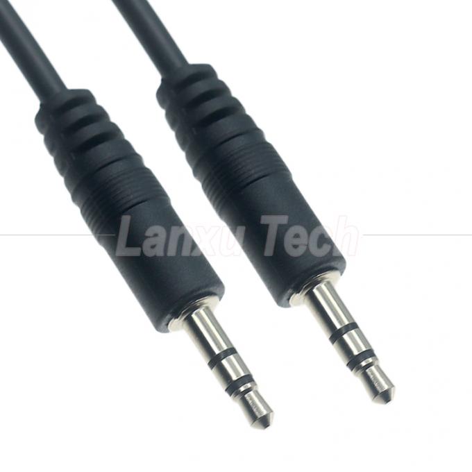 1M 2M 3M 3 polen TRS Man tot Man 3,5 mm Aux Stereo Jack Audio kabel voor luidspreker Recorder Headset 3