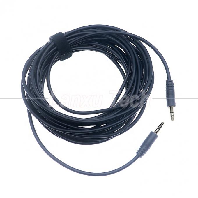 1M 2M 3M 3 polen TRS Man tot Man 3,5 mm Aux Stereo Jack Audio kabel voor luidspreker Recorder Headset 4