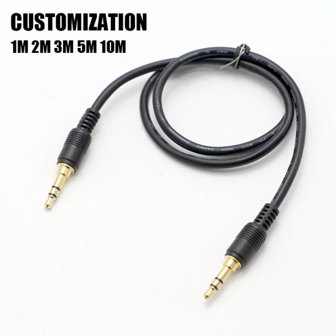 OEM Gold Plating 1M 2M 3M Man tot Man 3.5mm Jack Hulpsluiter Stereo Audio Cable 2