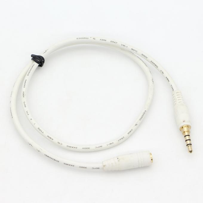 1m 2m 3m 5m 10m 3,5mm Audio Jack TRRS Man tot 3,5mm TRRS Vrouwelijke Stereo Aux Audio Extension Cable 4