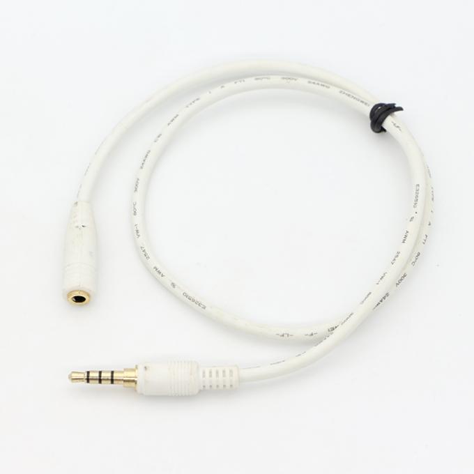 1m 2m 3m 5m 10m 3,5mm Audio Jack TRRS Man tot 3,5mm TRRS Vrouwelijke Stereo Aux Audio Extension Cable 3