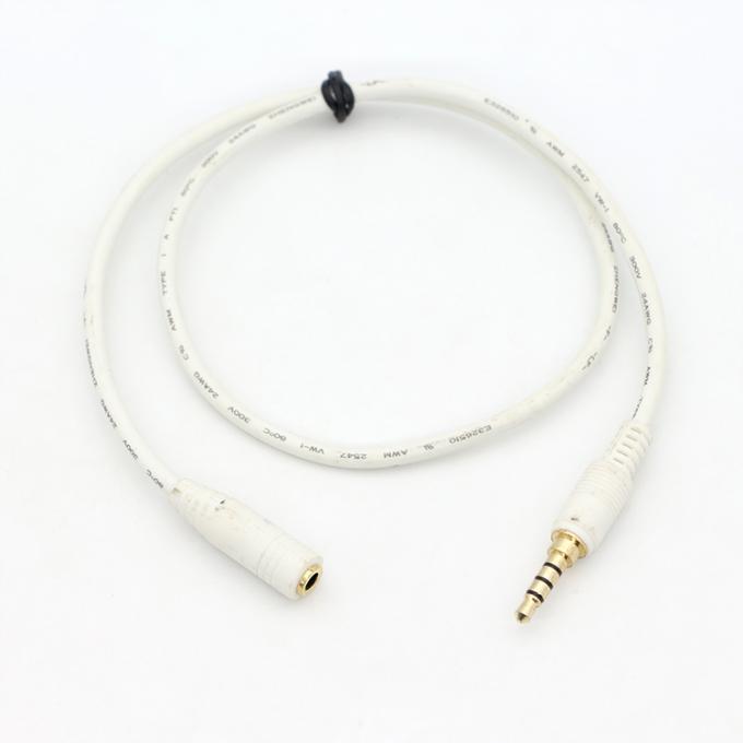 1m 2m 3m 5m 10m 3,5mm Audio Jack TRRS Man tot 3,5mm TRRS Vrouwelijke Stereo Aux Audio Extension Cable 5