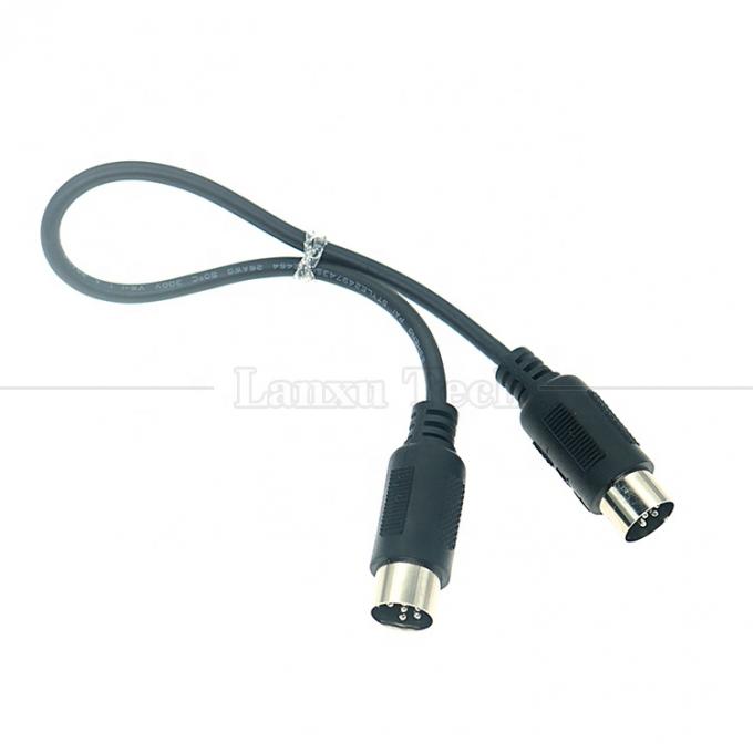 0.2m 1m 2m 3m Shield Man to Man MIDI 6 Pin Din Verlengkabel voor Keyboard Microphone Guitar 1