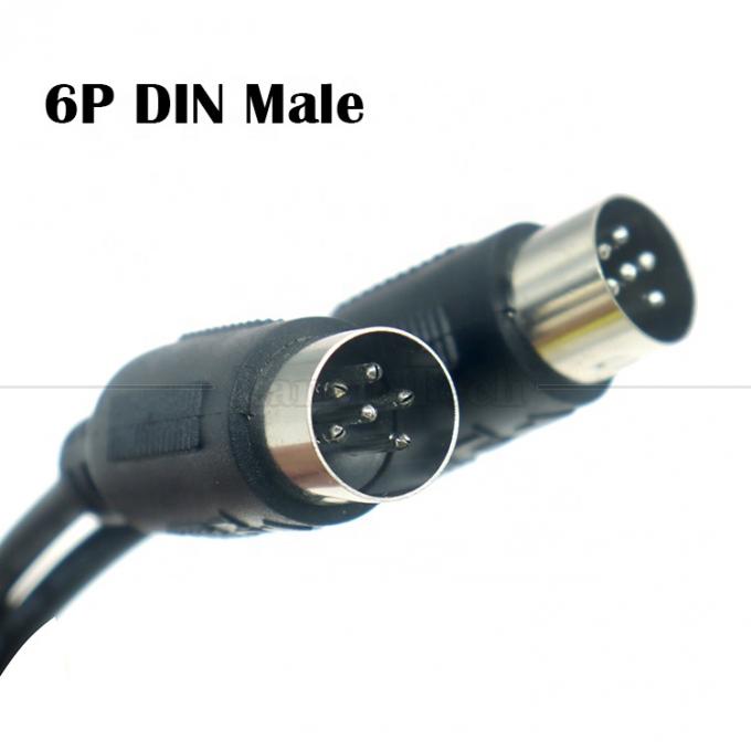 Hoge kwaliteit schild van man tot man MIDI 6 PIN DIN serieverlengkabel voor audio toetsenbord microfoon gitaar 2