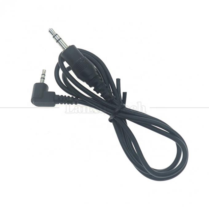 Aanpassing 2,5 mm Mannelijk tot 90 graden Rechte hoek 3,5 mm Mannelijk Stereo Jack Aux Audio Converter Adapter Kabel 3