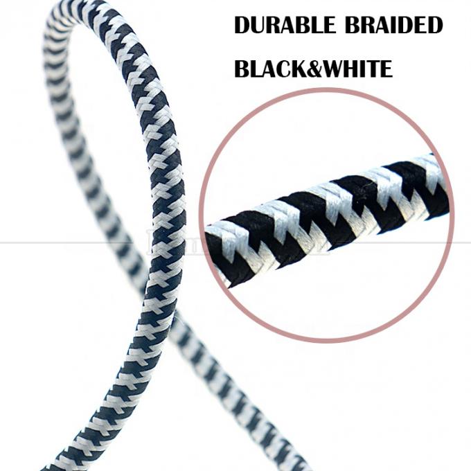 Hoge kwaliteit Duurzame gevlochten 3M 10FT Rechte hoek naar rechte 1/4 inch TS Jack Instrument Electric Guitar Cable 4