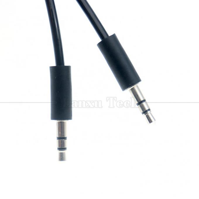 Spring Coiled Male to Male 3,5 mm Jack Aux Stereo Audio Extension Cable 3