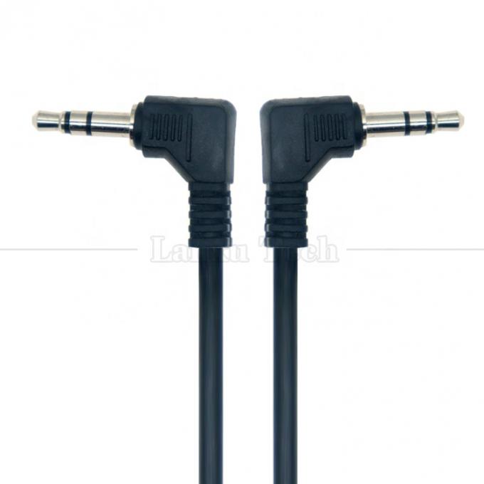 90 graden rechthoek man tot man 3 polen TRS 3,5 mm audio jack verlengkabel 2