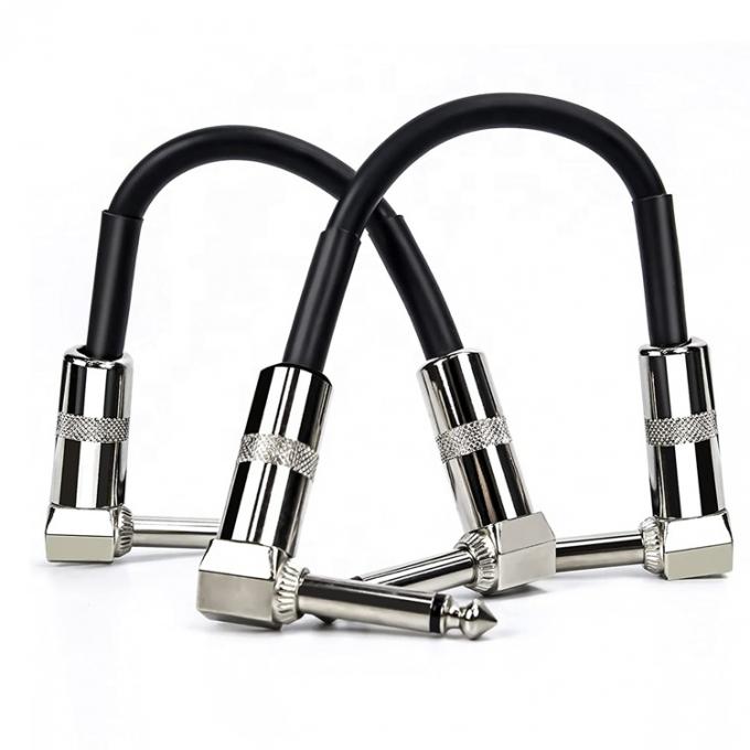 1/4 TS Jack elektrische vlecht pedaal gitaar patch lood stereo instrument kabel 0