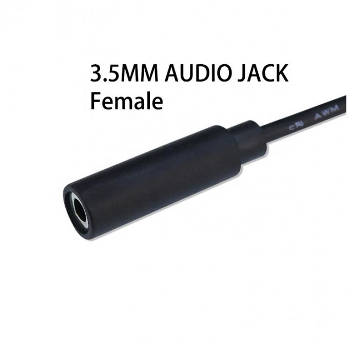 1m 3m 5m 3 polen trs man tot vrouw 3,5 mm audio jack kabel 2