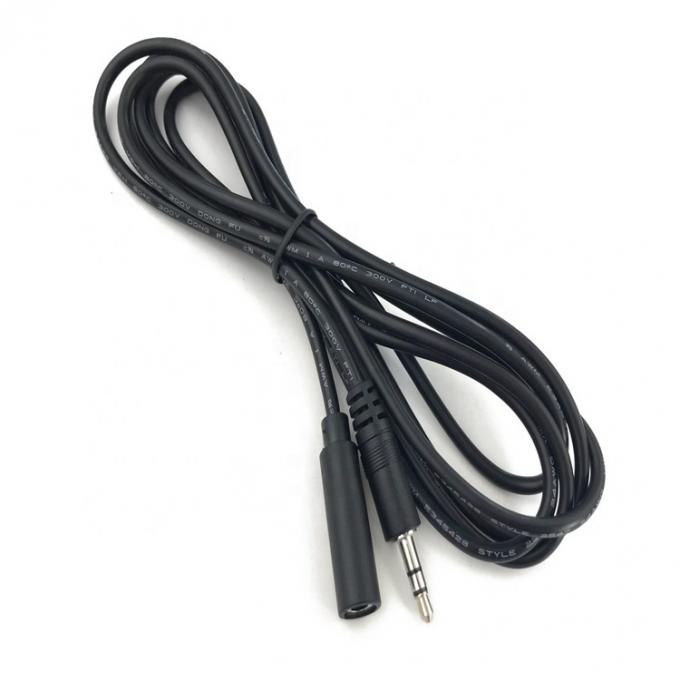 1m 3m 5m 3 polen trs man tot vrouw 3,5 mm audio jack kabel 0