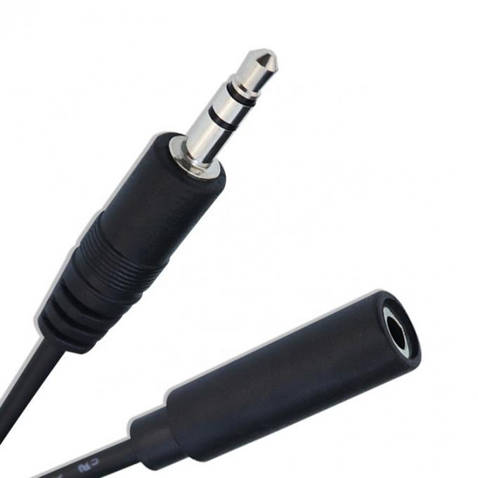 1m 3m 5m 3 polen trs man tot vrouw 3,5 mm audio jack kabel 3