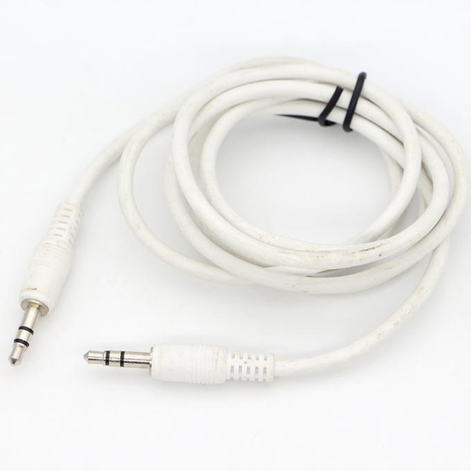 Op maat gemaakte man tot man 3,5 mm TRS Audio Stereo Jack kabel voor luidspreker 0