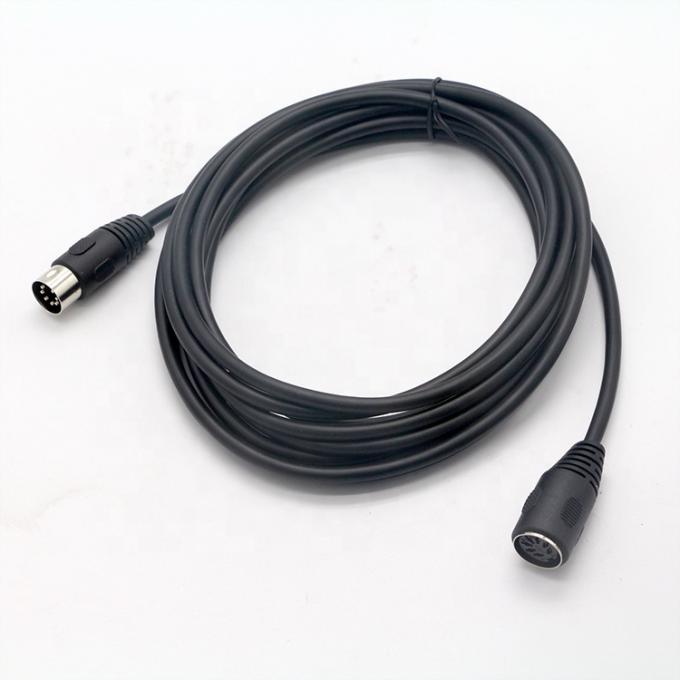1M 3M 5M 10M MIDI Male to Female 7 PIN DIN verlengkabel 0