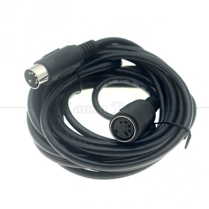 Hoogwaardige 1M 2M 3M 5M 10M Man tot Vrouw 5PIN DIN Connector MIDI Power Link Extension Cable voor CCTV Camera TV 3