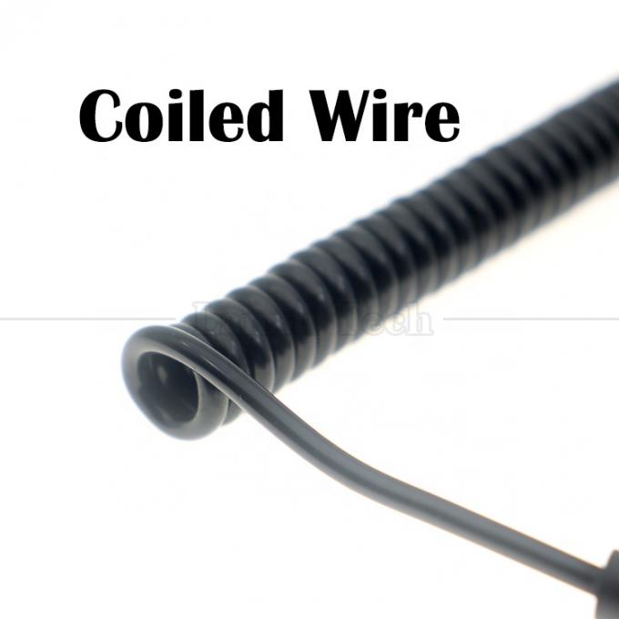 Spring Sprial Coiled Male to Female 3.5mm Jack Aux Stereo Audio Extension Cable voor luidspreker koptelefoon 1