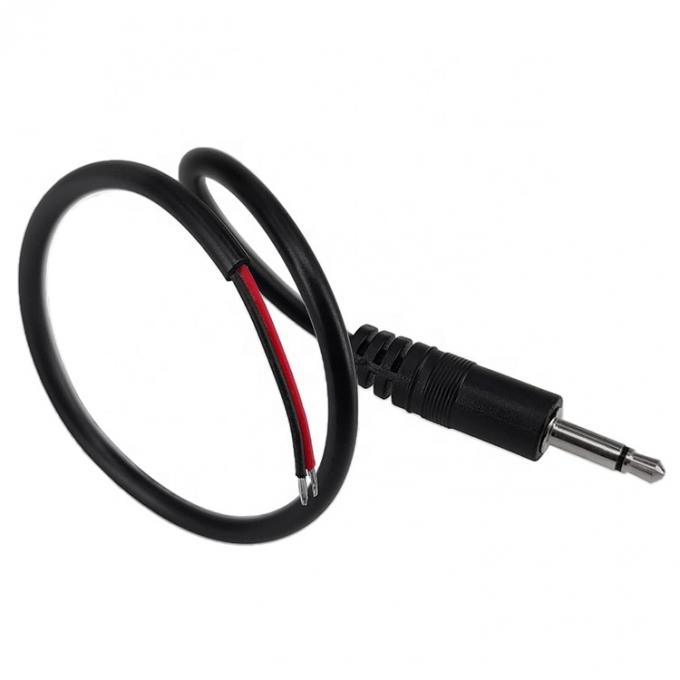 3.5mm 2 polen TS Audio Mono Jack Man Plug to Bare Drones Open eindkabel 3
