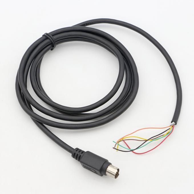 Aanpassing 6 7 8 PIN MINI DIN tot Pigtail Open Tinned Wire Cable 5