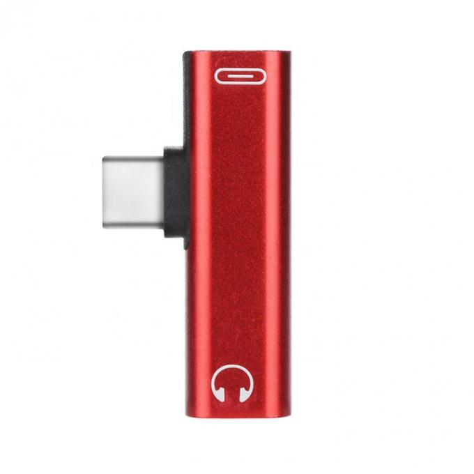 2 in 1 USB Type C tot 3,5 mm Jack PD Charging Headphone Audio Adapter 4