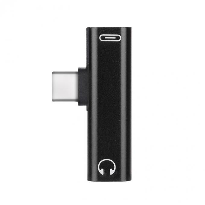 2 in 1 USB Type C tot 3,5 mm Jack PD Charging Headphone Audio Adapter 5