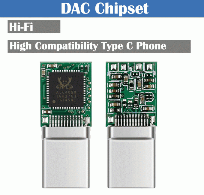 Hifi DAC USB Type C naar 3,5 mm koptelefoonaansluiting Audio Adapter voor Samsung Huawei Oneplus Meizu Google Oneplus 1