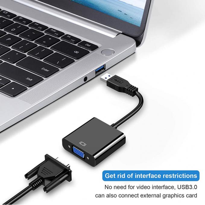 Multi Display Video Converter USB 3.0 naar VGA Adapter voor PC Laptop Monitor Projector HDTV 4