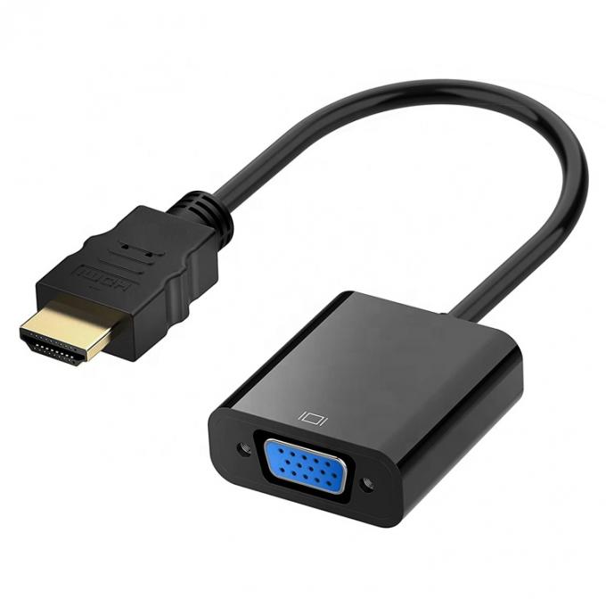 1080P 4K HDM TV I Man tot VGA Vrouwelijke Adapter met 3.5 Audio Jack Power voor Computer PC Monitor HDTV 1