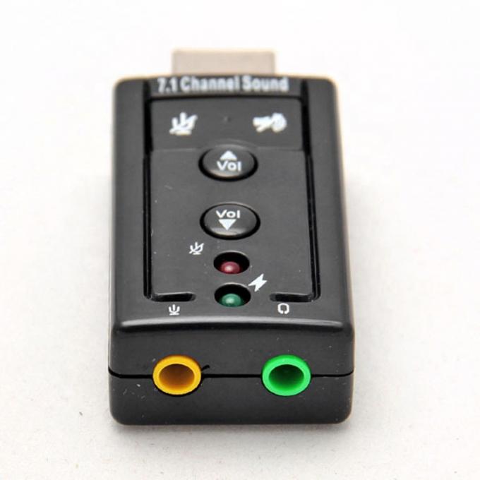 Plug-and-play Audio Mic Studio USB externe geluidskaartadapter 2