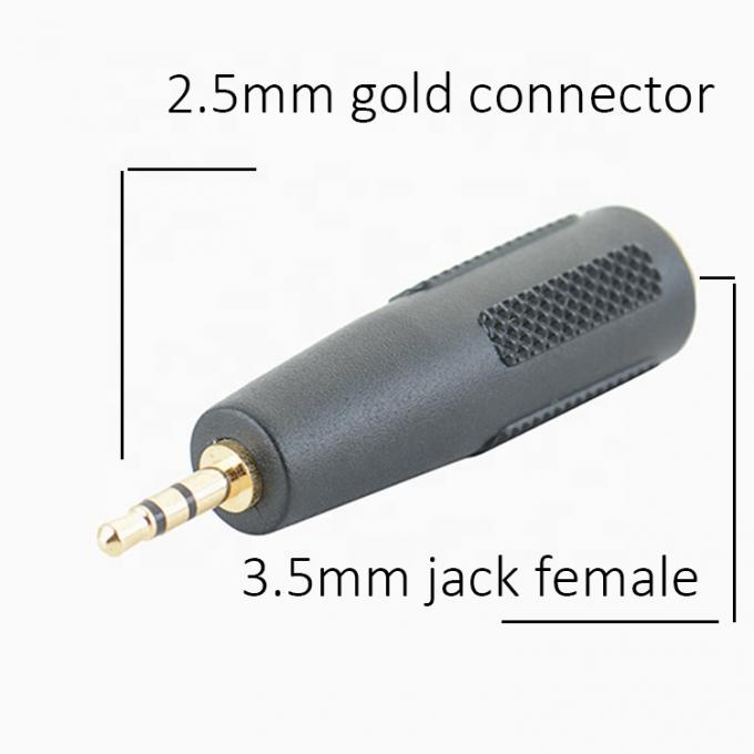 3 polen TRS Jack Man tot Vrouw 2,5 tot 3,5 Audio Adapter 1