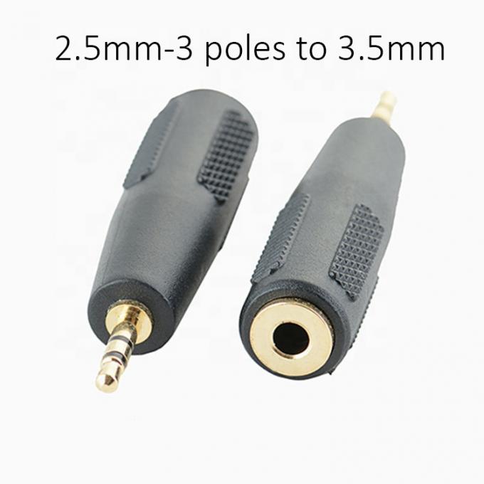3 polen TRS Jack Man tot Vrouw 2,5 tot 3,5 Audio Adapter 0