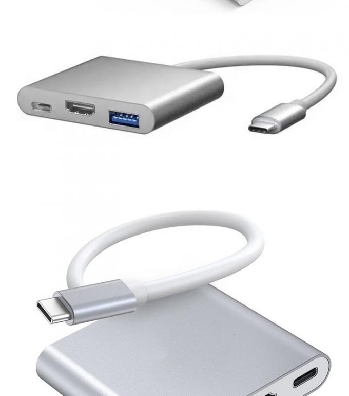3 in 1 PD opladen 4K 1080P USB Type C OTG Docking Station Hub Adapter 5