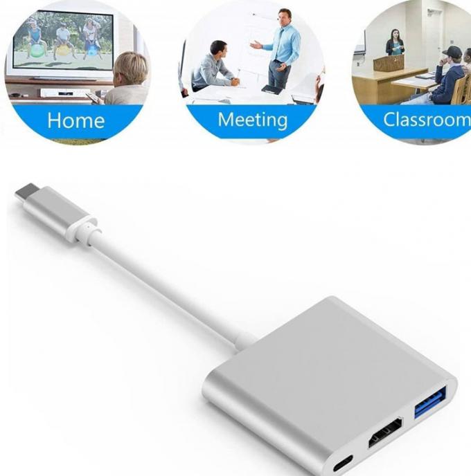 3 in 1 PD opladen 4K 1080P USB Type C OTG Docking Station Hub Adapter 4