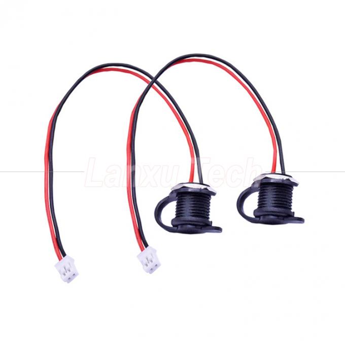 Waterdichte dop USB Type C Vrouwelijke stopcontact aansluiting voor 2 pinnen PH 2.0 XH 2.54 SH1.0 VH ZH MX connector kabel 2