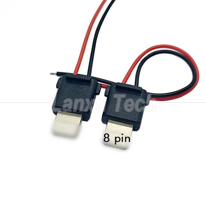 USB Type C 2 pin mannelijke stekker connector kabel voor telefoon power bank 4