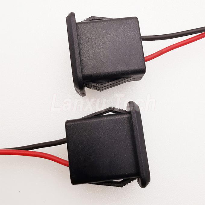 Waterdicht USB-type A Vrouwelijke stopcontact 2 pin draadkabel voor LED-lamp speelgoed 1