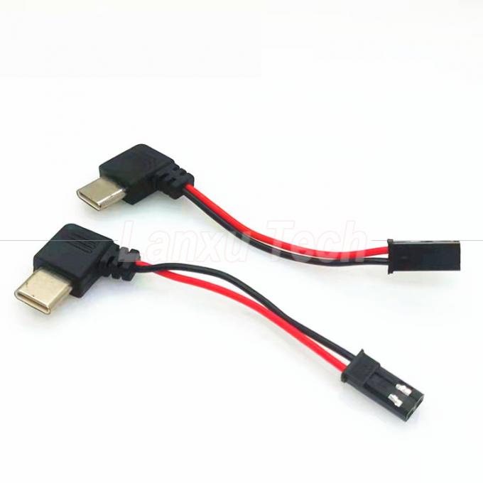 90 graden rechthoek USB 8 pin micro type C naar JST SYP connector kabel voor motorrijder magnetische mobiele telefoonhouder 2