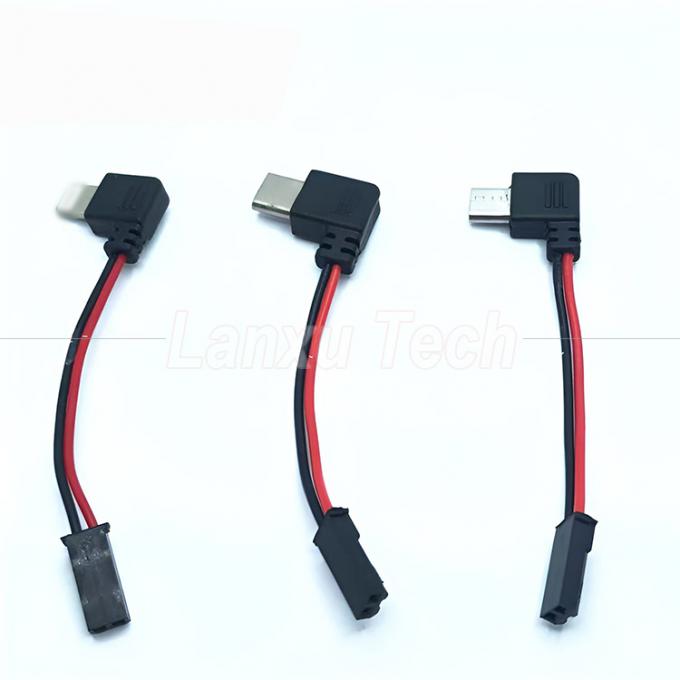 90 graden rechthoek USB 8 pin micro type C naar JST SYP connector kabel voor motorrijder magnetische mobiele telefoonhouder 0