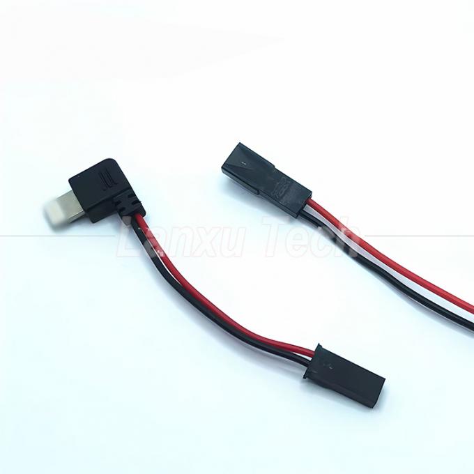 90 graden rechthoek USB 8 pin micro type C naar JST SYP connector kabel voor motorrijder magnetische mobiele telefoonhouder 4