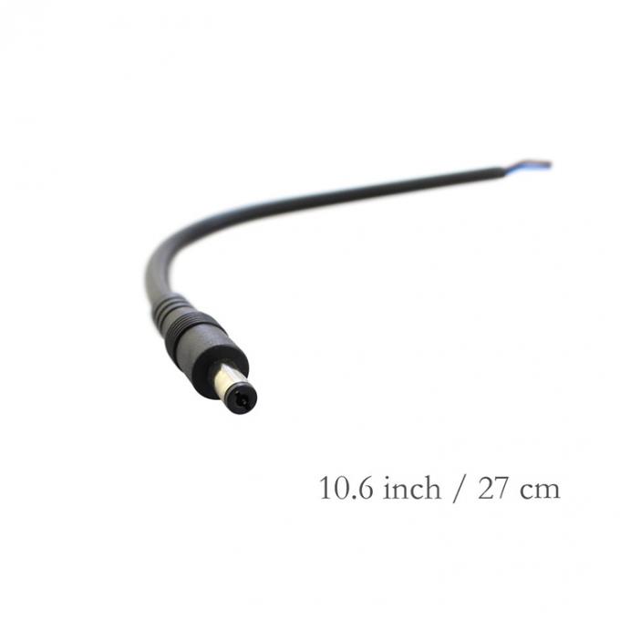 DC 2.1x5.5mm Mannelijke Vrouwelijke Socket Barrel Connector naar Open DC Pigtail Power Cable 3