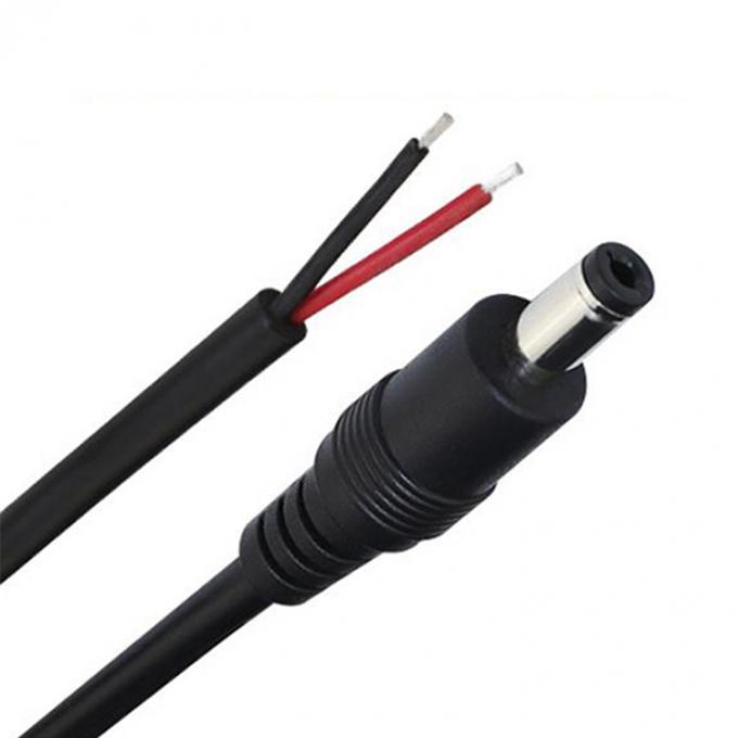 DC 2.1x5.5mm Mannelijke Vrouwelijke Socket Barrel Connector naar Open DC Pigtail Power Cable 2