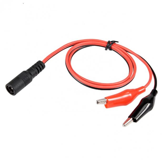 5.5x2.1mm DC Vrouwelijke tot dubbele alligator clips Power Testing Adapter Cable 0