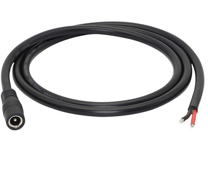 12V 24V DC Supply Input Jack 2.1x5.5mm Mannelijk Vrouwelijk Socket Barrel Connector naar Open DC Pigtail Power Cable 2