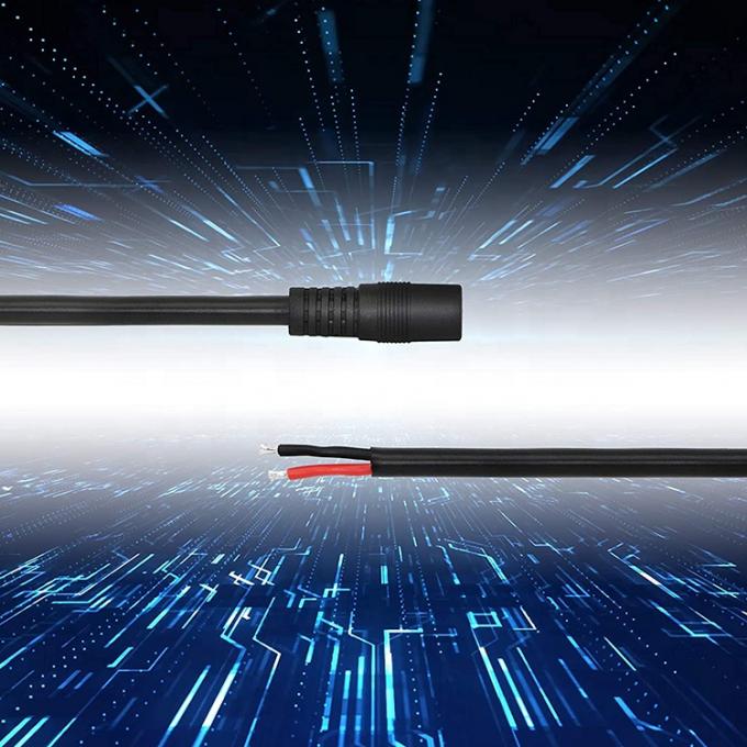 1M 2M 3M DC Supply Input Barrel Jack 2.1x5.5mm Mannelijk Vrouwelijk Socket naar Open Pigtail DC Power Cable 4