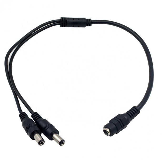 1 tot 2 manieren 1 Vrouwelijke tot 2 Mannelijke 5.5x2.1 mm DC Power Supply Splitter Cable voor CCTV Camera Led Strip 1