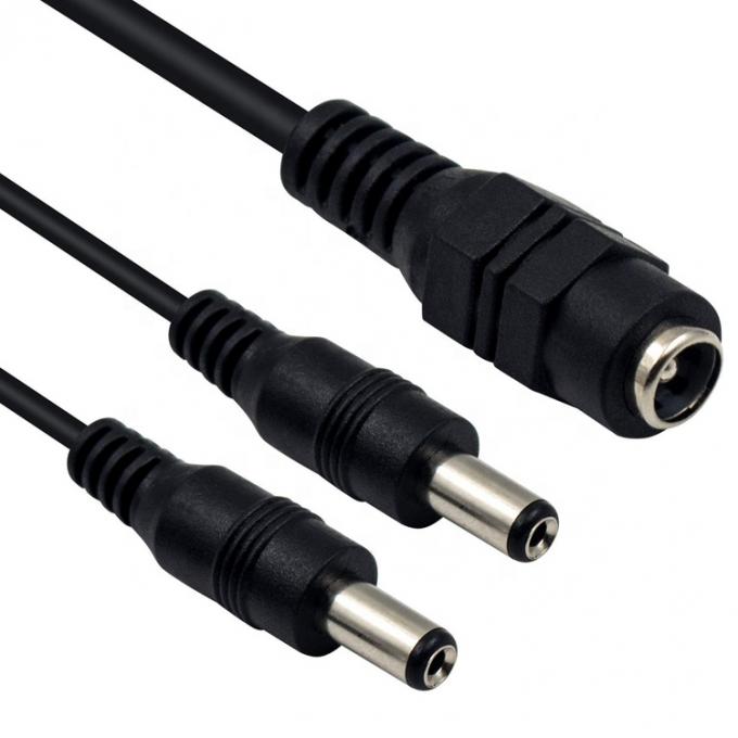 1 tot 2 manieren 1 Vrouwelijke tot 2 Mannelijke 5.5x2.1 mm DC Power Supply Splitter Cable voor CCTV Camera Led Strip 3